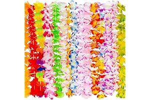 50 PCS Hawaiian Beads Necklace Leis