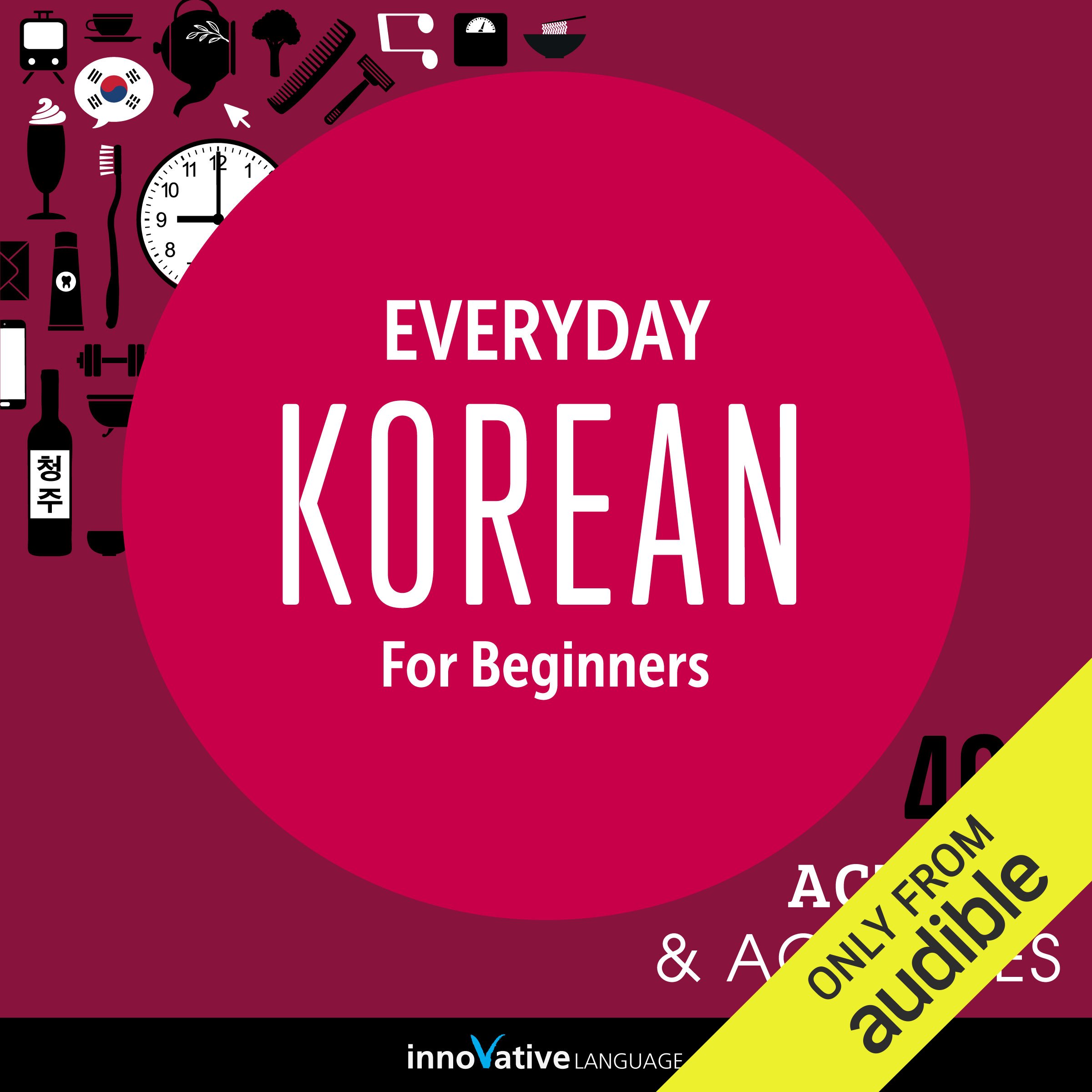 Cover art for Everyday Korean for Beginners - 400 Actions & Activities