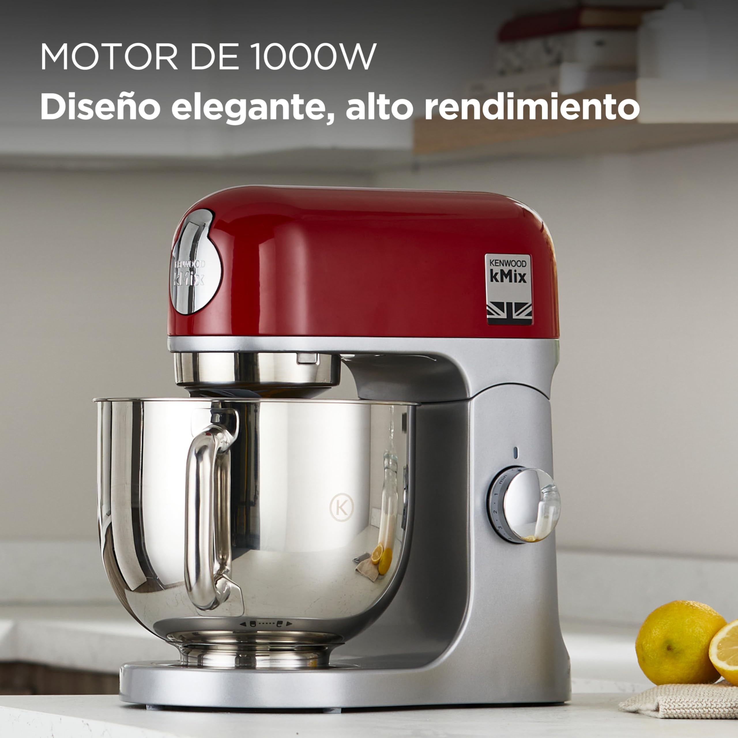 Kenwood kMix KMX750RD Robot de Cocina 5L 1000W Rojo