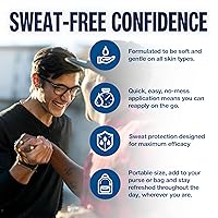 Vista 3 de Carpe Sweat Absorbing Hand Lotion, A dermatologist-recommended smooth lotion that helps stop hand sweat, Great for hyperhidrosis