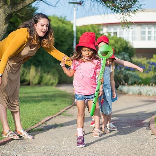 Miniatura 5 de Novelty Place 6 unidades inflables de animales con sonido  Globos de animales de safari de la selva para niños, juguetes inflables para niños,