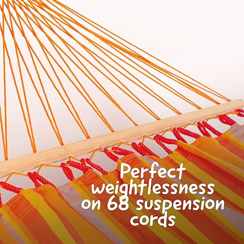 Miniatura 7 de LA SIESTA Hamaca Alisio, transforma cualquier espacio en un oasis de relajación, hamaca al aire libre, resistente a la intemperie, máximo 355