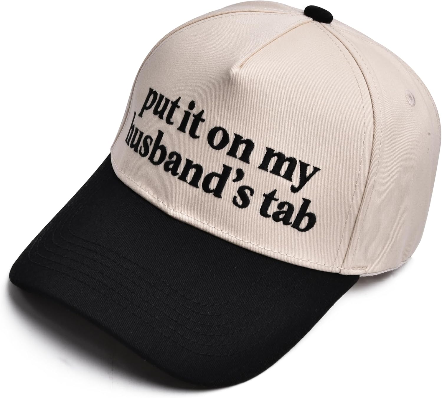 Funny Trucker Hats Women Men - Adjustable Cotton Vintage Canvas Snapback Hat - Cowboy, Put It On My, Trendy, Cute Funny Hat