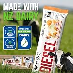 PERFECT SPORTS DIESEL Barre néo-zélandaise de protéines 17g Protéines, Sucre faible, Sans arachide 12 x 50g Barres