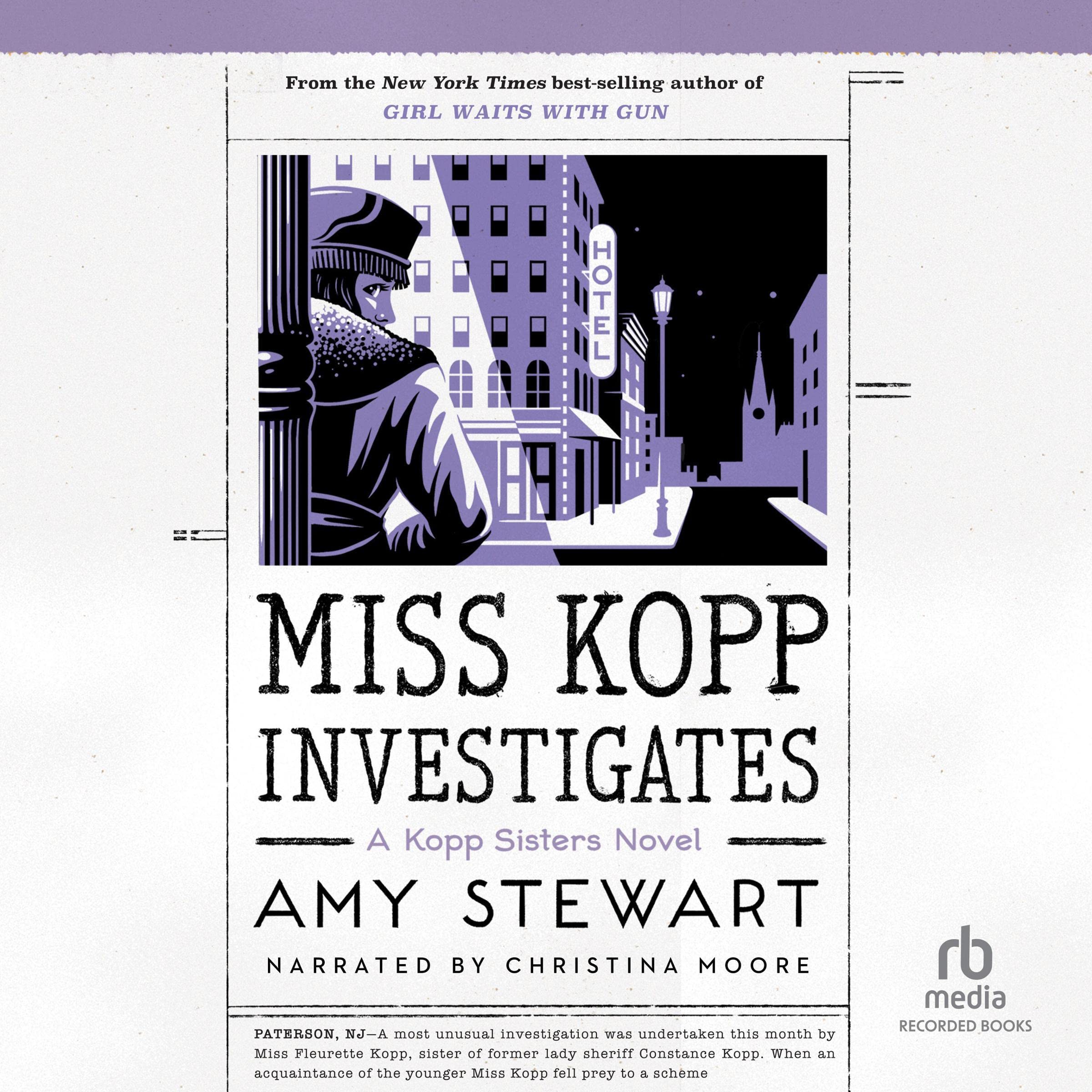 Cover art for Miss Kopp Investigates