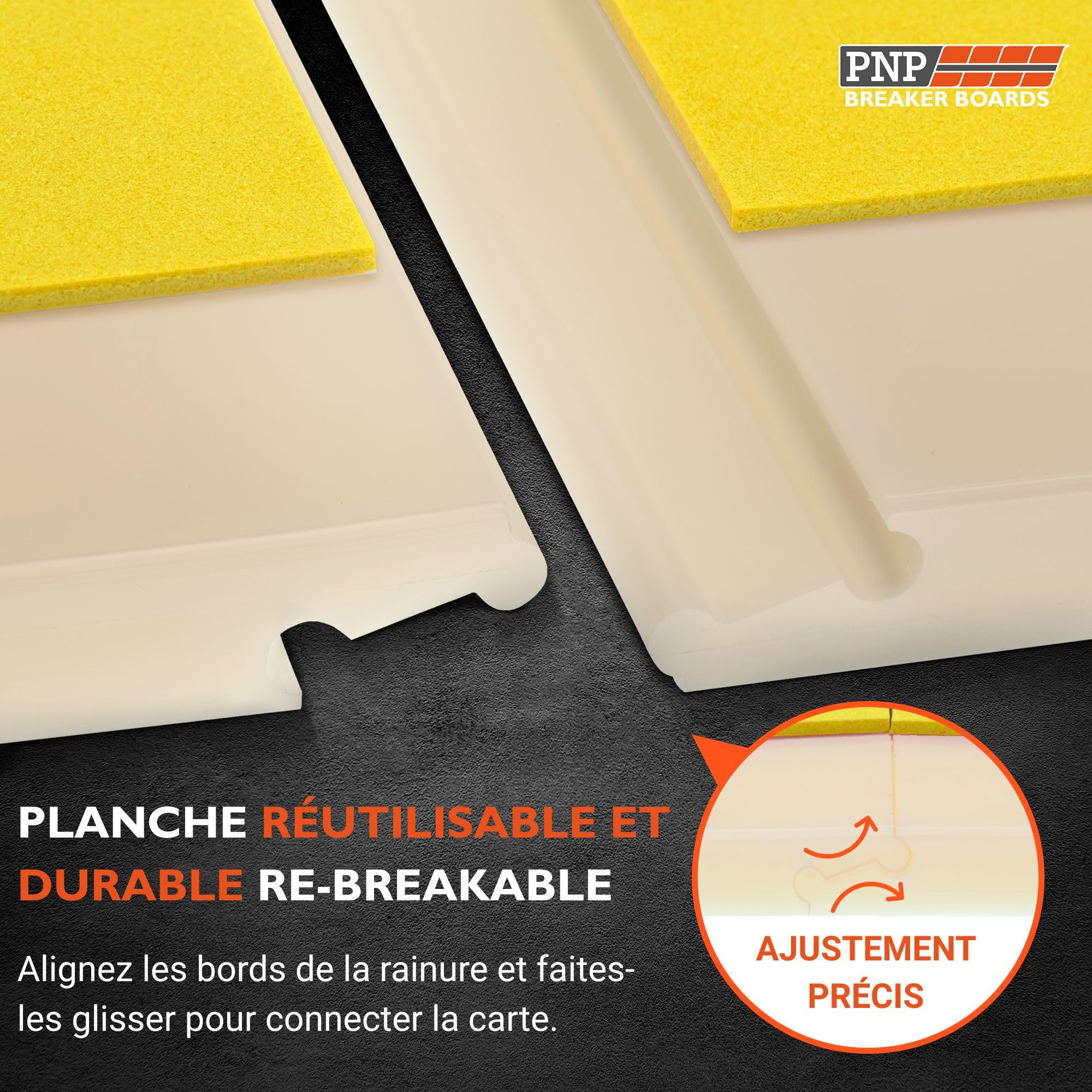 Planches de Fracture Réutilisables Taekwondo Karaté ITF 12,5-80 ft-LB