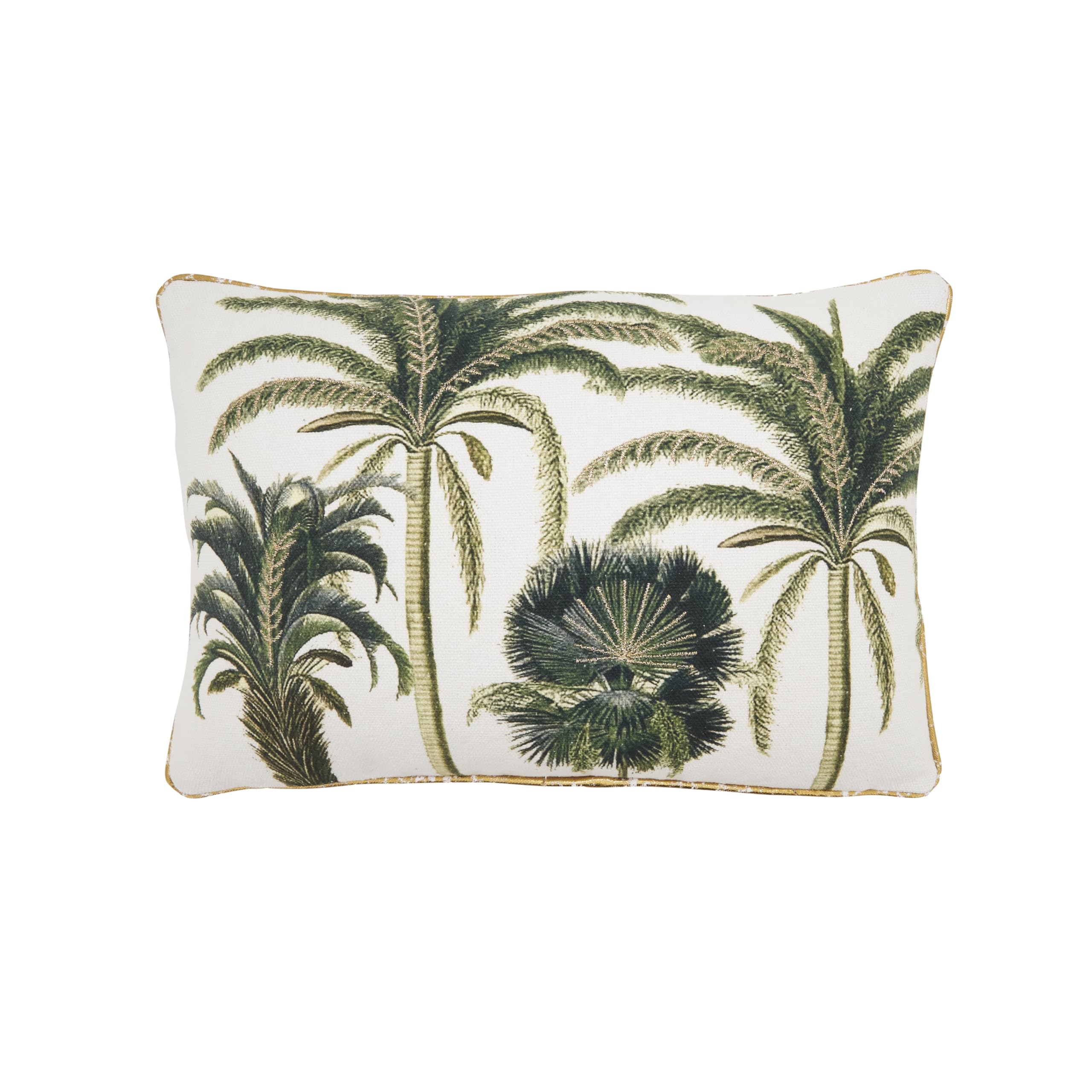 SARO LIFESTYLE Palm Tree Throw Pillow Cover