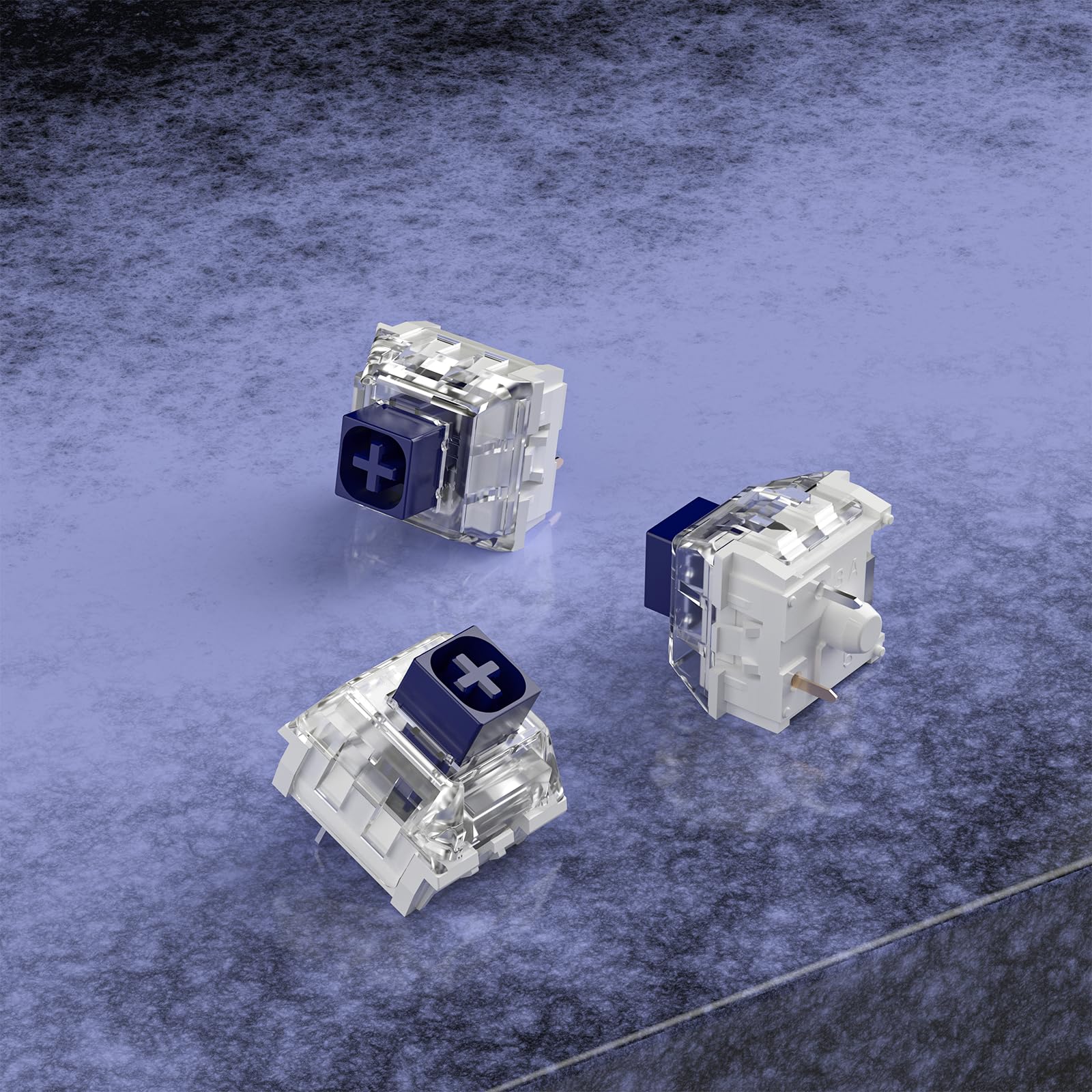 Interrupteurs Kailh Box Navy Pro pour clavier de jeu mécanique, interrupteurs 3 broches cliquet/pré-lubrifiés/étanches IP56 (Navy Pro, 108 pièces)