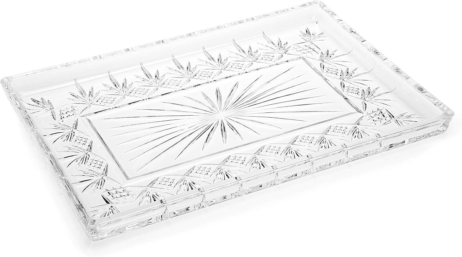 Godinger Crystal Dublin Vanity Tray