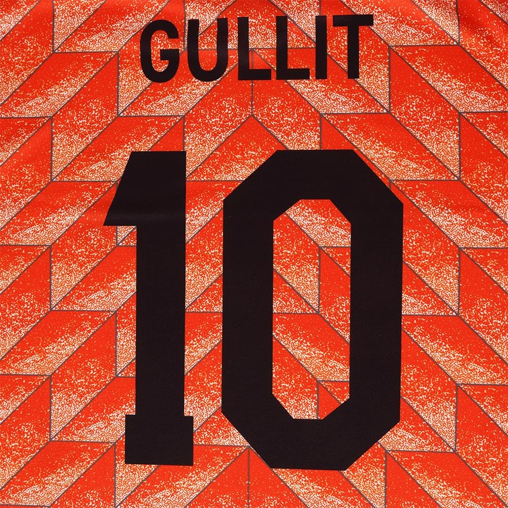 Kingdo Maglia da Calcio 88 Gullit - Olandese - Arancione - Bambino e Adulto - Ragazzi - Uomini - Maglietta Sportiva - Abbigliamento Sportivo