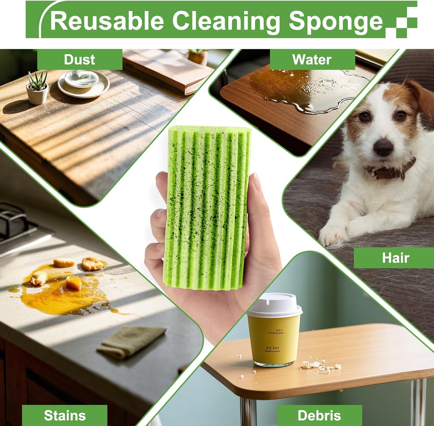 Dp Clean Duster Spon, Spon Cleaning Brush, Duster for
