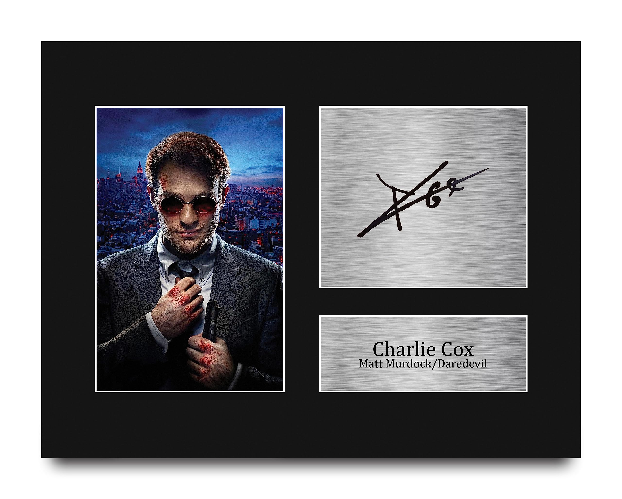 Amazon.com: HWC Trading Charlie Cox Daredevil Gifts Printed Signed 
