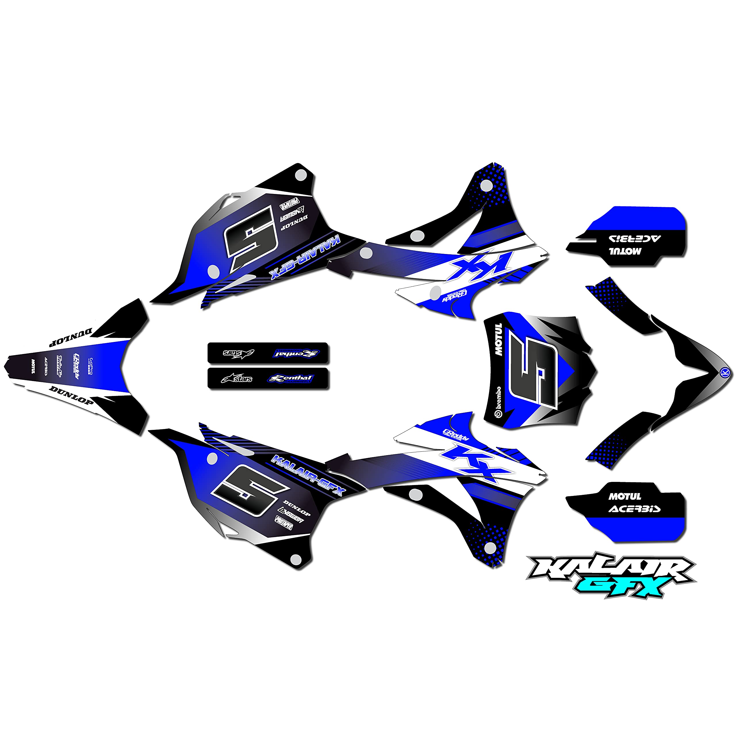 Kalair GFX Graphics Kit for Kawasaki KX85 (2014-2021) Turbo
