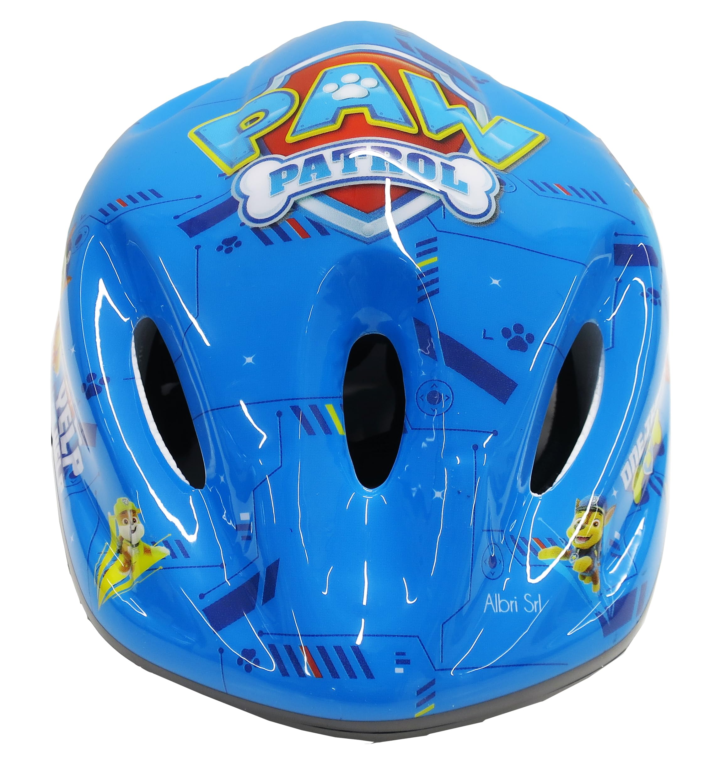 Vélo Enfant 16" Pat Patrouille équipé de 2 Freins, Bidon/Porte Bidon Garde Boues, Plaque Avant, stabilisateurs Amovibles + Casque Pat Patrouille Inclus !
