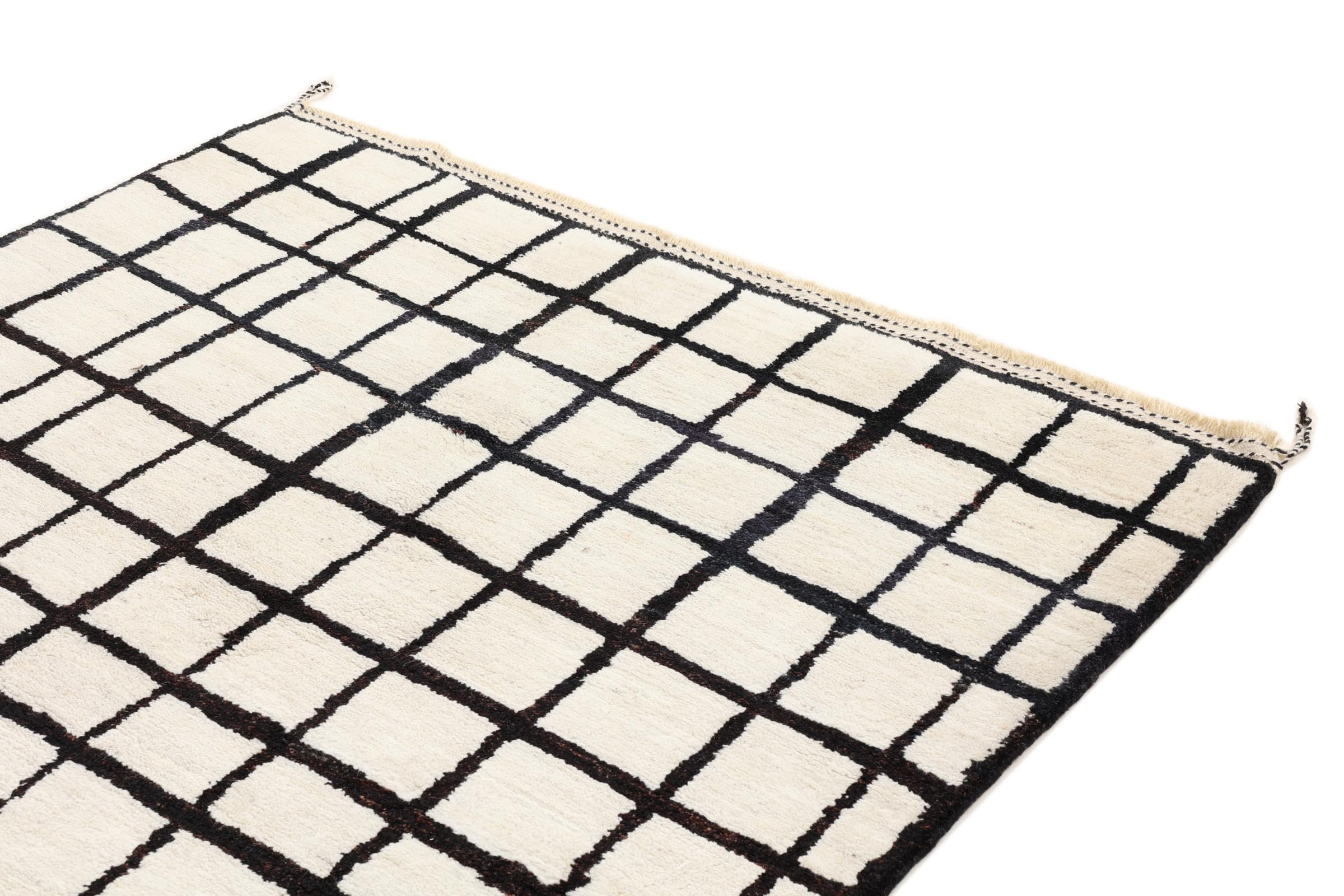 Berber Maroccan 159x240 Ręcznie tkane Nowoczesny Dywan orientalny Dywan designerski Dywan Wełna