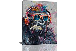 Gorilla Wall Art - Funny Monkey Canvas Prints