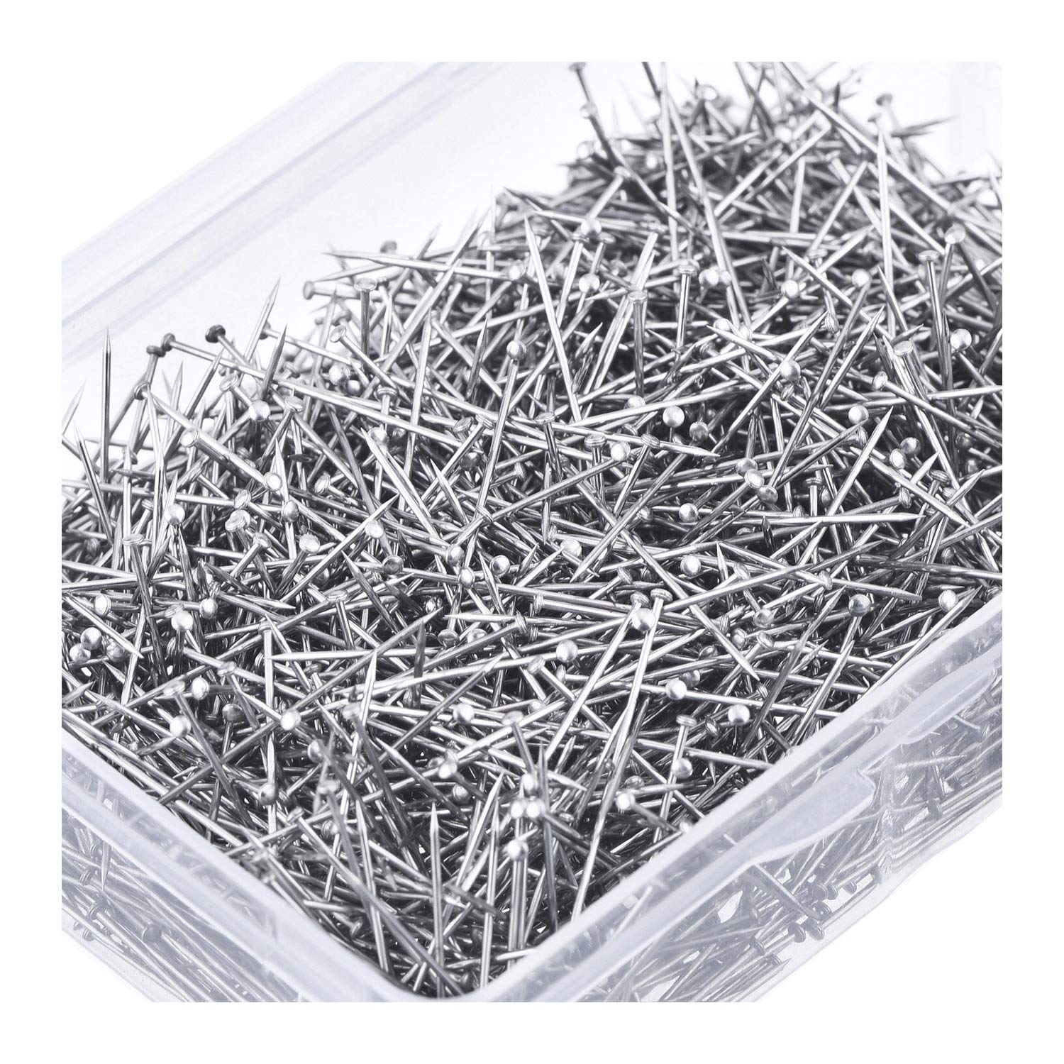 1600 Pieces Head Pins Fine Satin Pin Dressmaker Pins For Jewelry Making