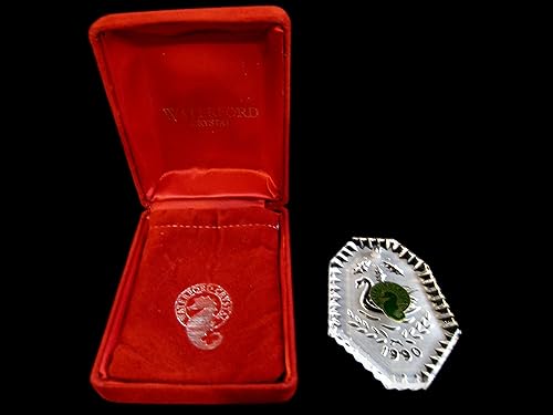 Miniatura 5 de Waterford Adorno de cristal 12 días de Navidad 1990 7 cisnes nadando