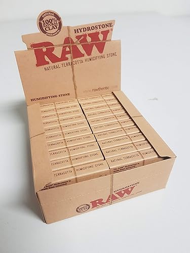 Miniatura 4 de RAW 18324 Piedra humidificadora de terracota natural Hydrostone - Pantalla de 1.4 in de diámetro - 20, loza de barro