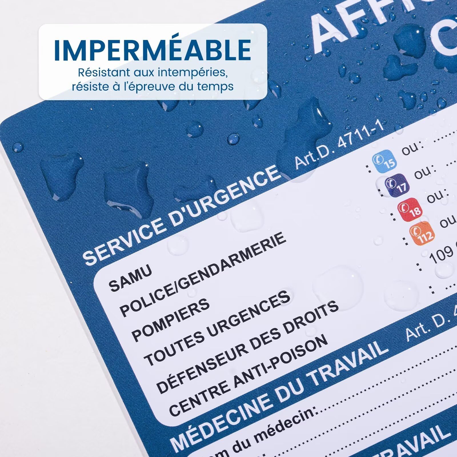 Pack 6 Panneaux Obligatoires 2025 Pour Entreprise – Tout Inclus, Prêt à Poser !