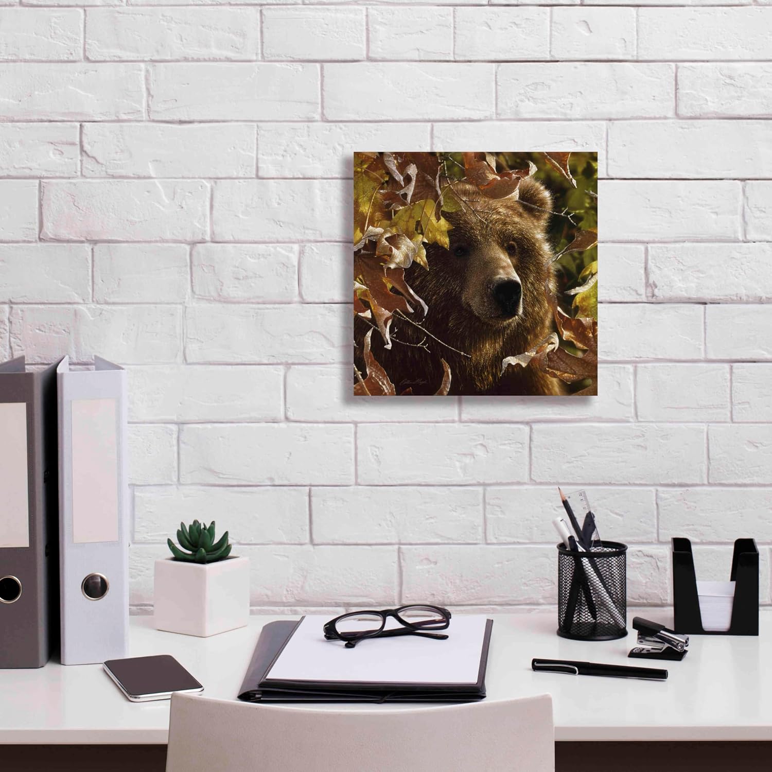 Epic Graffiti 'Legend Of The Fall' by Collin Bogle, Canvas Wall Art, 12"x12"