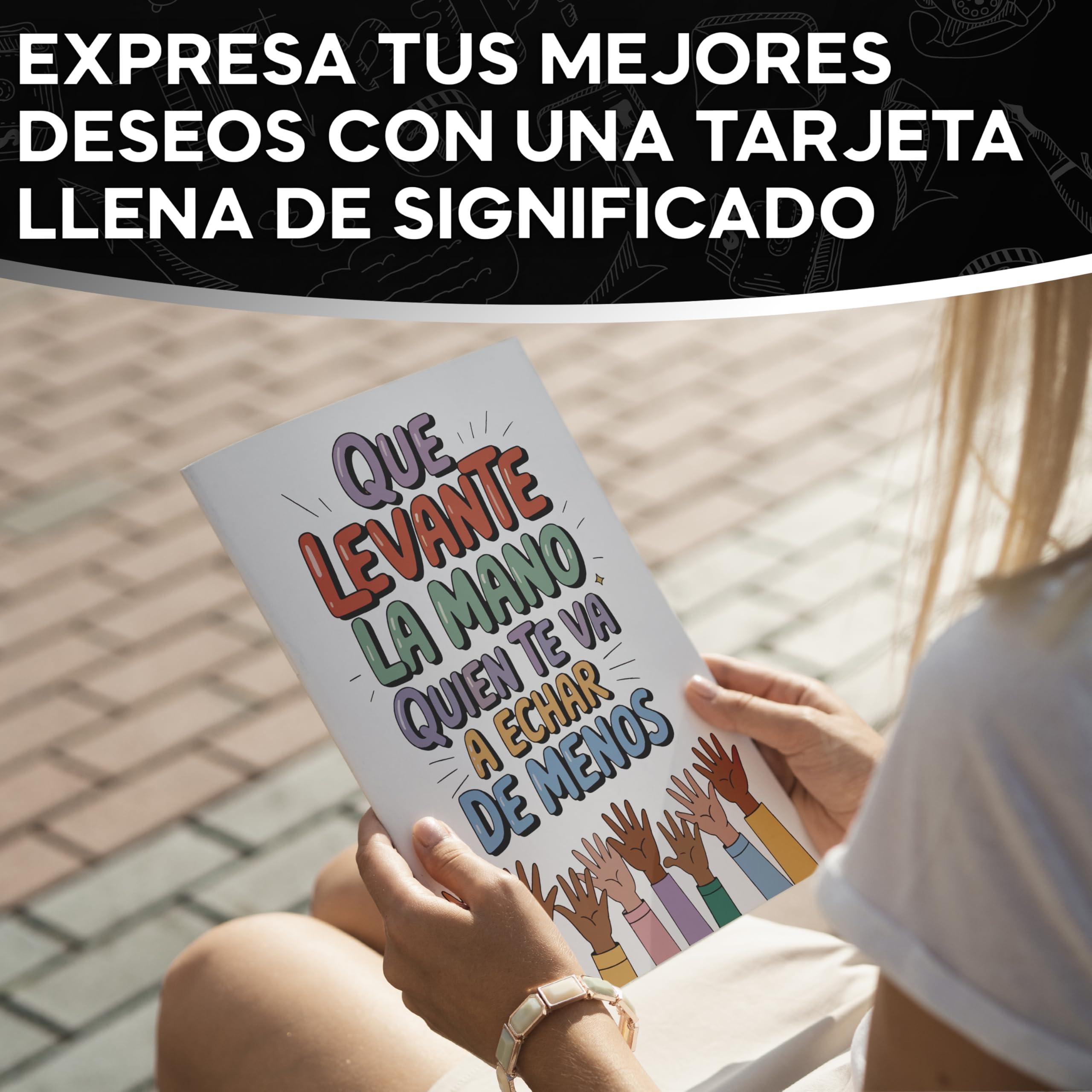 Tarjeta despedida compañero trabajo grande A4 con sobre. Detalles compañeros de trabajo tarjeta regalo despedida (Despedida 4)