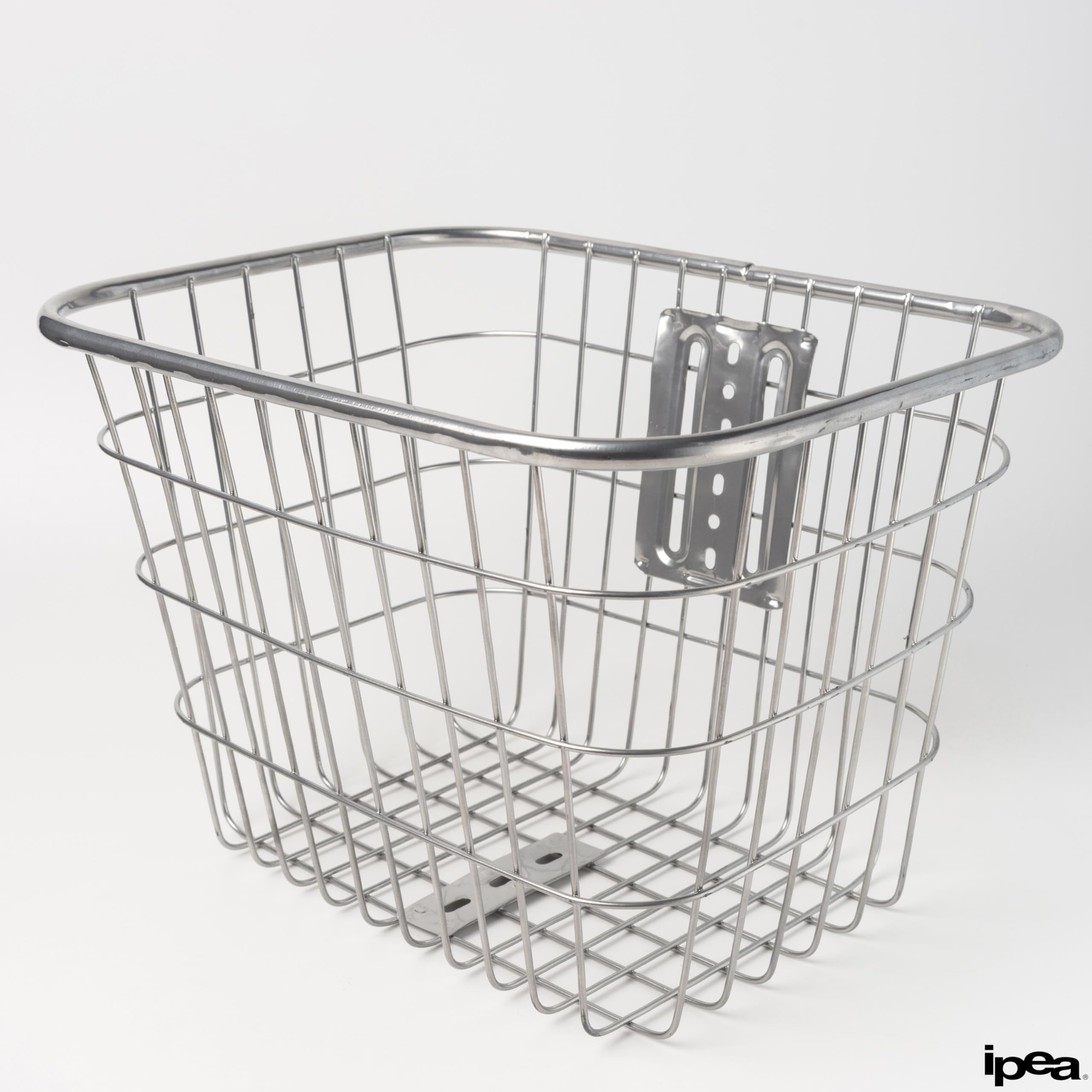 Cestino Bicicletta Anteriore in Metallo 35x27x24 cm Antiruggine IPEA