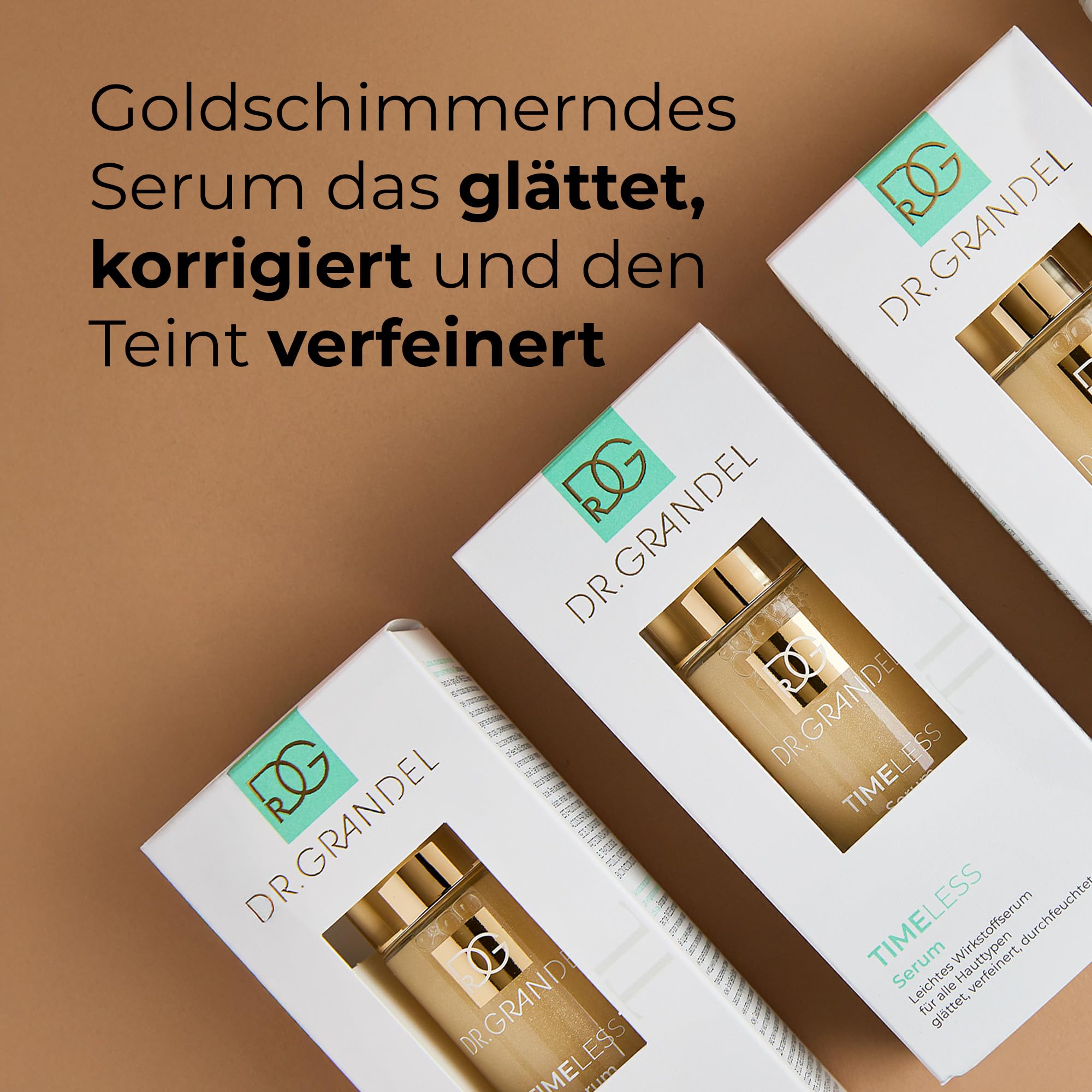 DR. GRANDEL TIMELESS Serum Anti-Aging Wirkstoff-Serum 30 ml | Für alle Hauttypen, enthält Fruchtsäure-Depots, glättet & verfeinert, spendet Feuchtigkeit, leichte Textur