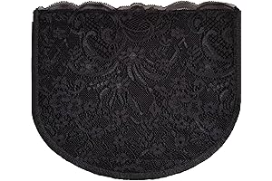 Modesty Panel - Cleavage Cover made with Soft Lace on Silky Poly...
