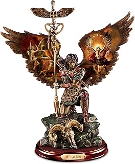 The Bradford Exchange St. Raphael: Merciful Healer Sculpture with Howard David Johnson Artwork