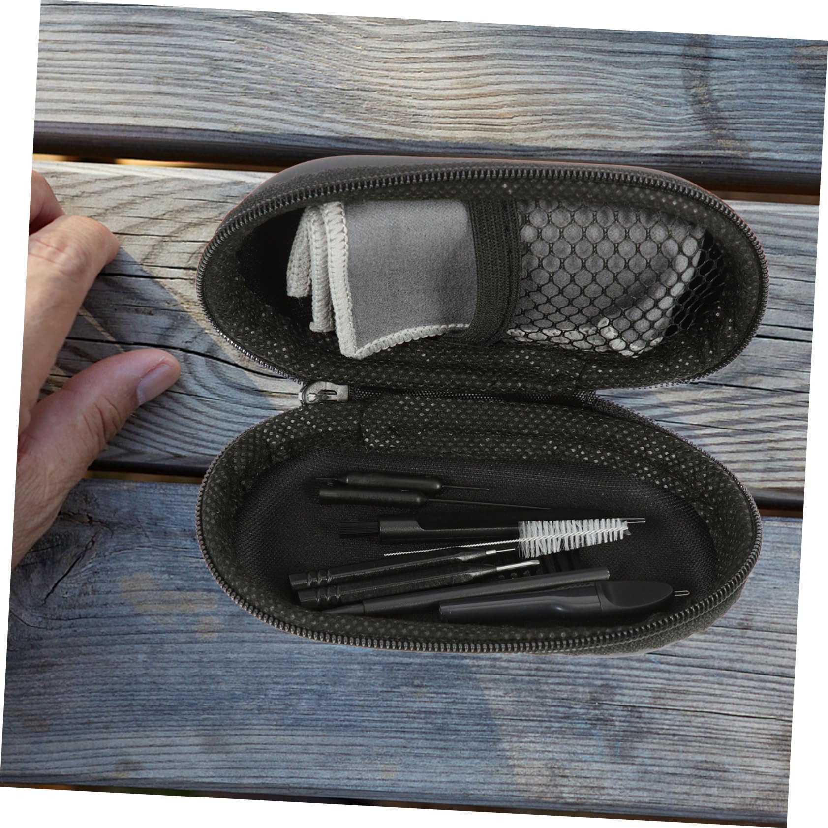VALICLUD 3 Set Strumenti per Apparecchi Acustici Kit con Cacciavite e Accessori Scatola Zippata per Manutenzione e Quotidiana