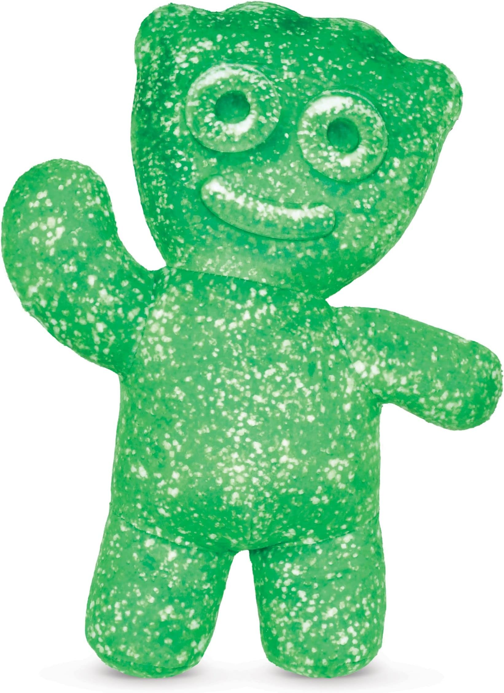 Sour Patch Kids Embossed 16.75" x 12" Candy Character Shaped Pillow, Green