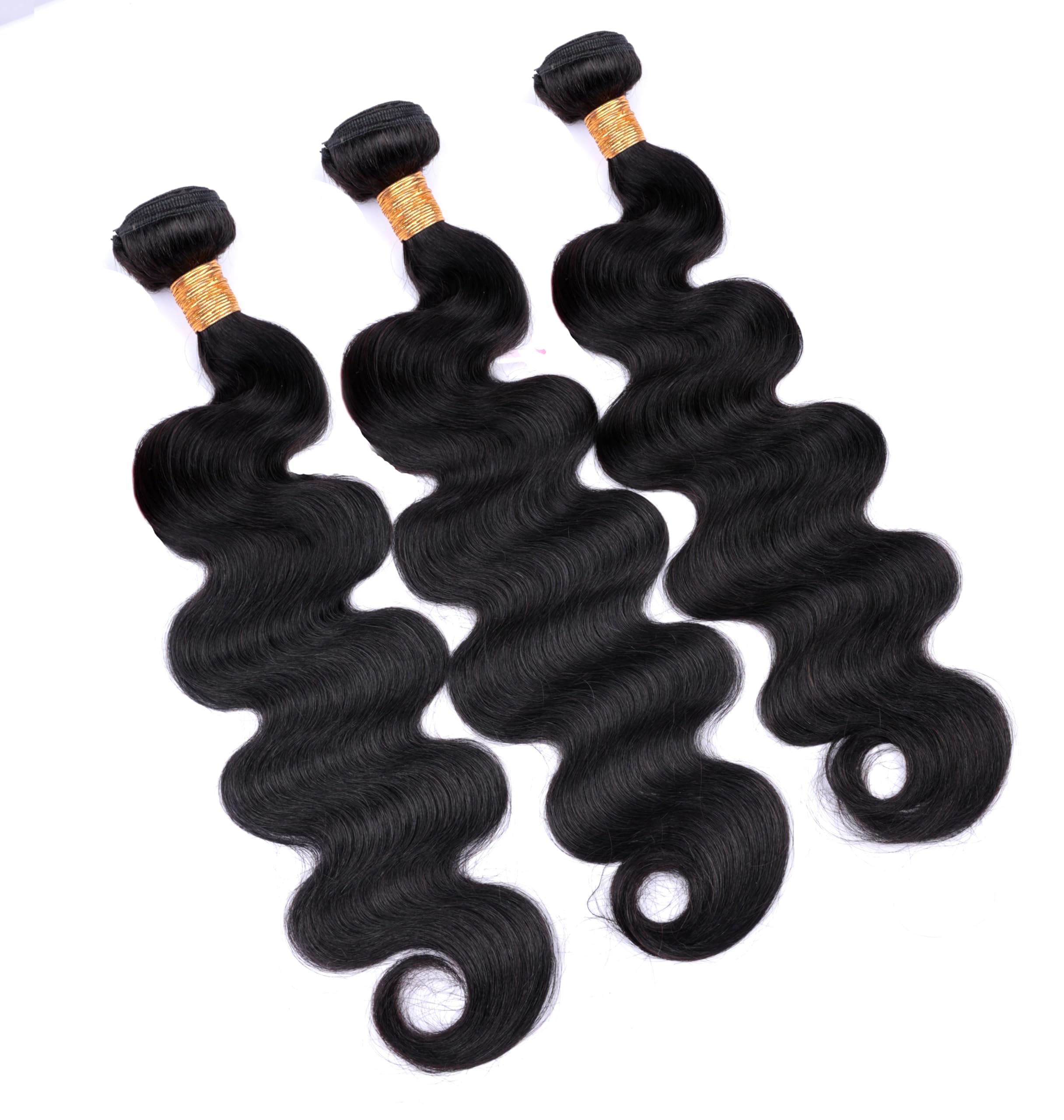 PerisModa Body Wave Bundles Human Hair Bundles 12A Grade 100% Unprocessed Brazilian Virgin Hair Bundles Natural Weave Bundles Human Hair Extension Quick Wave Bundles for Women (20 22 24 Inch) - Image 3