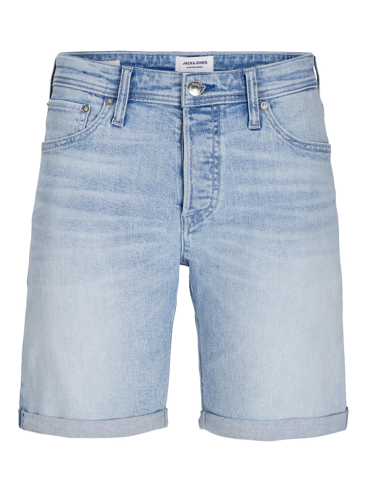 JACK & JONES Short pour Homme, Bleu Denim/​Paquet : 361, S