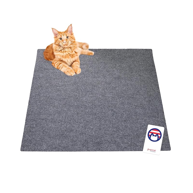 Tapete para Caixa de Areia de Gatos em Poliéster Impermeável Americat Company, Extra Grande 91,44 x 71,12 cm