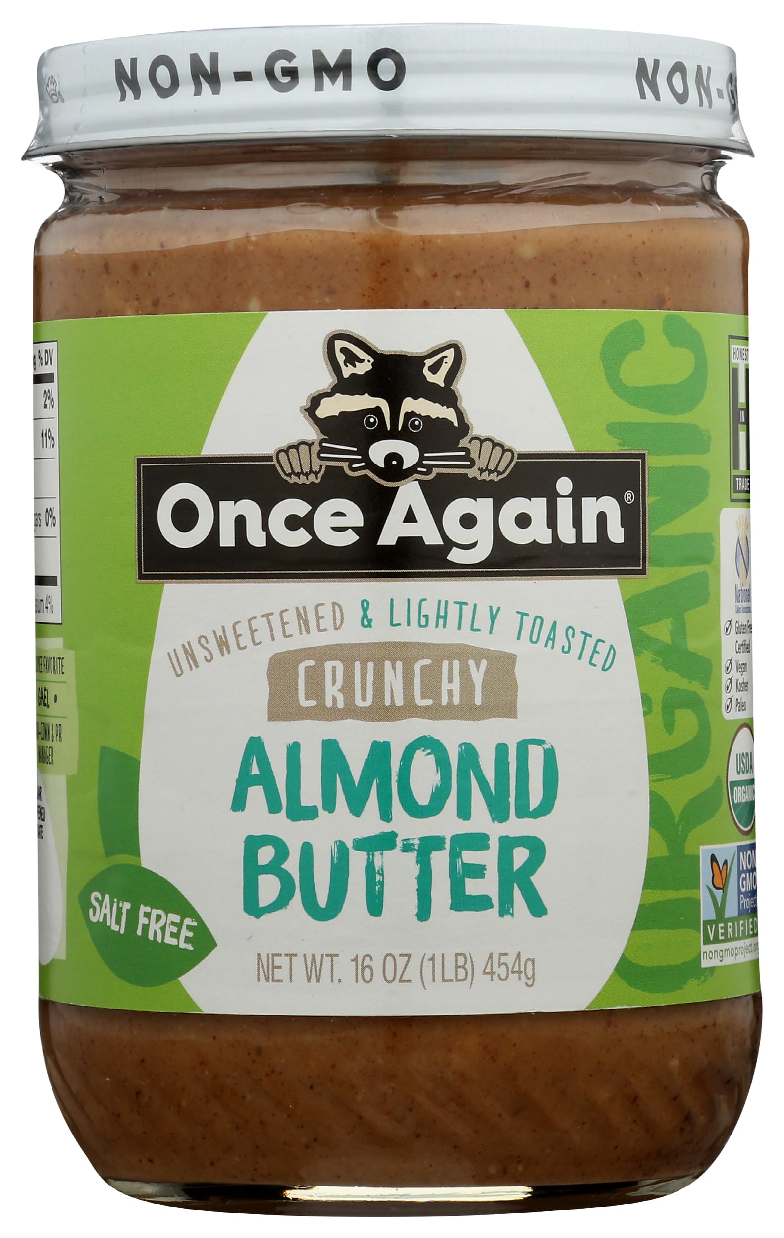 Once Again Organic Crunchy Almond Butter