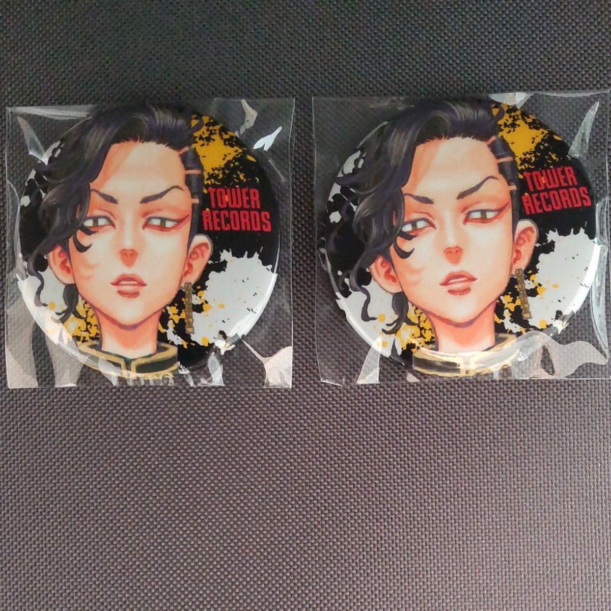 東京リベンジャーズ原画展 タワレコ原画展 トレーディング缶バッチ 九