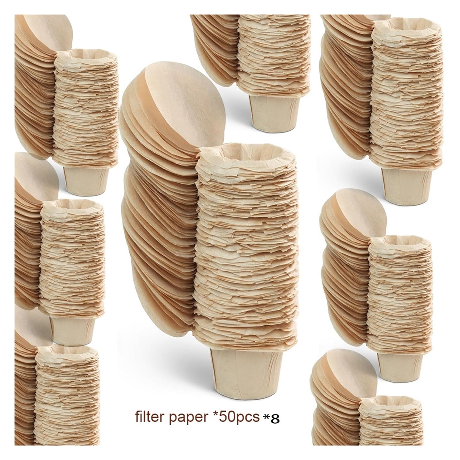 Máquina De Cápsulas De Café En Polvo De Papel De Filtro De Café Con Tapa, Soporte De Filtro De Café, Taza De Papel De Filtro De Café, Paquete De K-cup-400