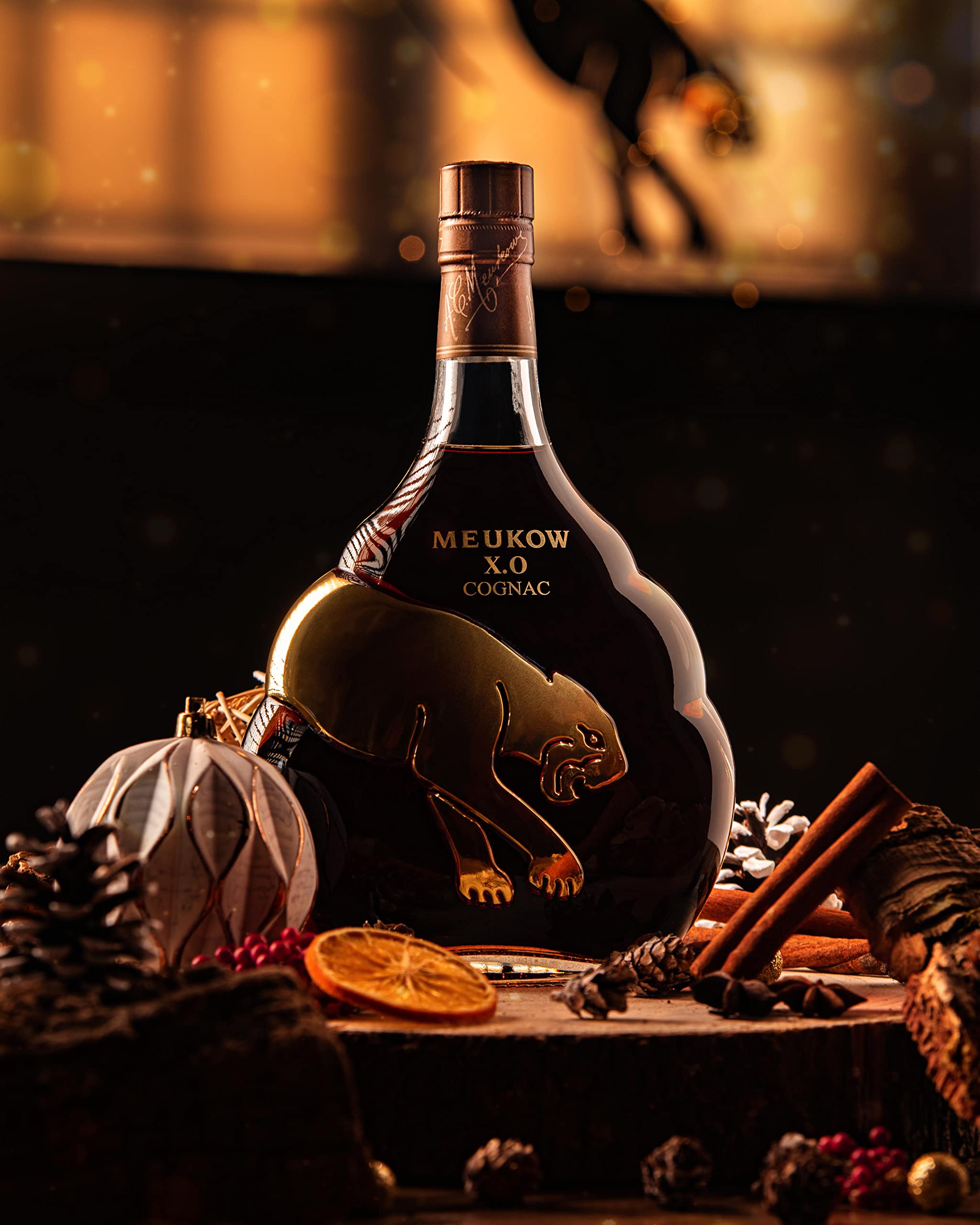 Meukow Meukow X.O. Gold Panther Cognac 40% Vol. 0,7L In