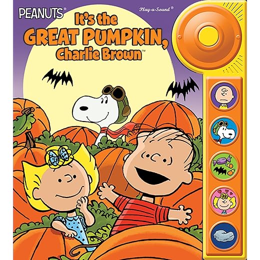 Peanuts - It's the Great Pumpkin, Charlie Brown - Doorbell Sound Book - PI Kids