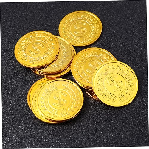Miniatura 4 de ibasenice 300 Pcs Toy Coins Bulk Pirate Play Pennies Disfraces De Halloween para Niños Halloween Party Token Coins Custom Coins Classroom Make up