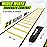 Yes4All Agility Ladder Speed Training Equipment, Adjustable Football Ladder for All Ages with Carry Bag, Durable, Portable, Multiple Colors & Rungs