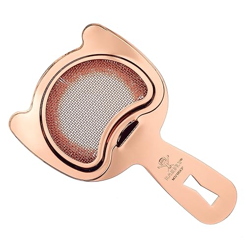 Miniatura 3 de Barfly Colador de resorte de malla fina, chapado en cobre