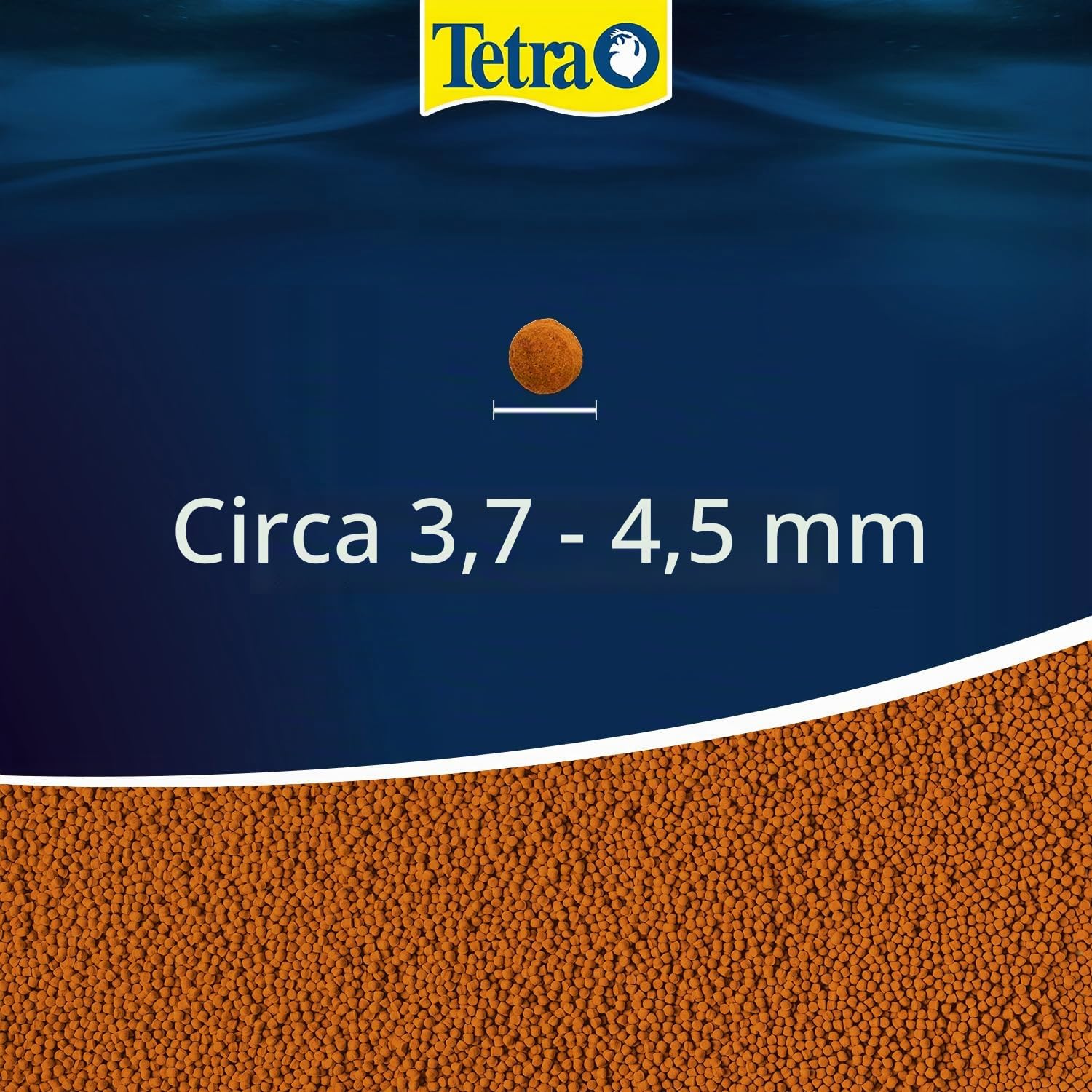 Tetra Cichlid Colour Pellets - Mangime per Pesci dai Colori intensi e Brillanti, in Particolare per ciclidi con colorazione Rossa, Arancione e Gialla, Secchio da 10 L