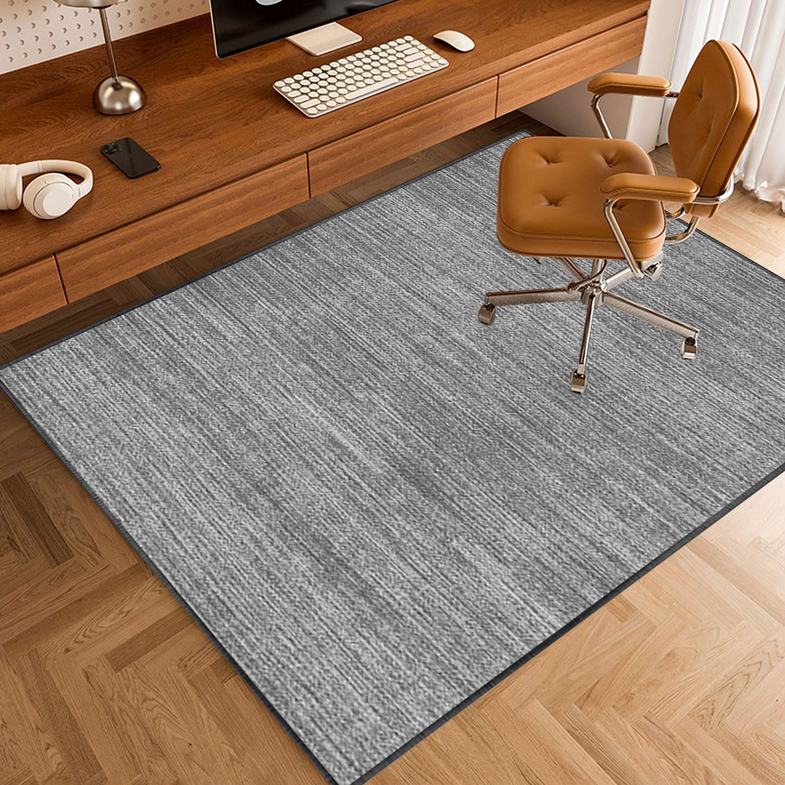 Tappetino Per Sedia Da Ufficio - 90x120 Cm, Antiscivolo E Protettivo Per Pavimenti - Foto 9