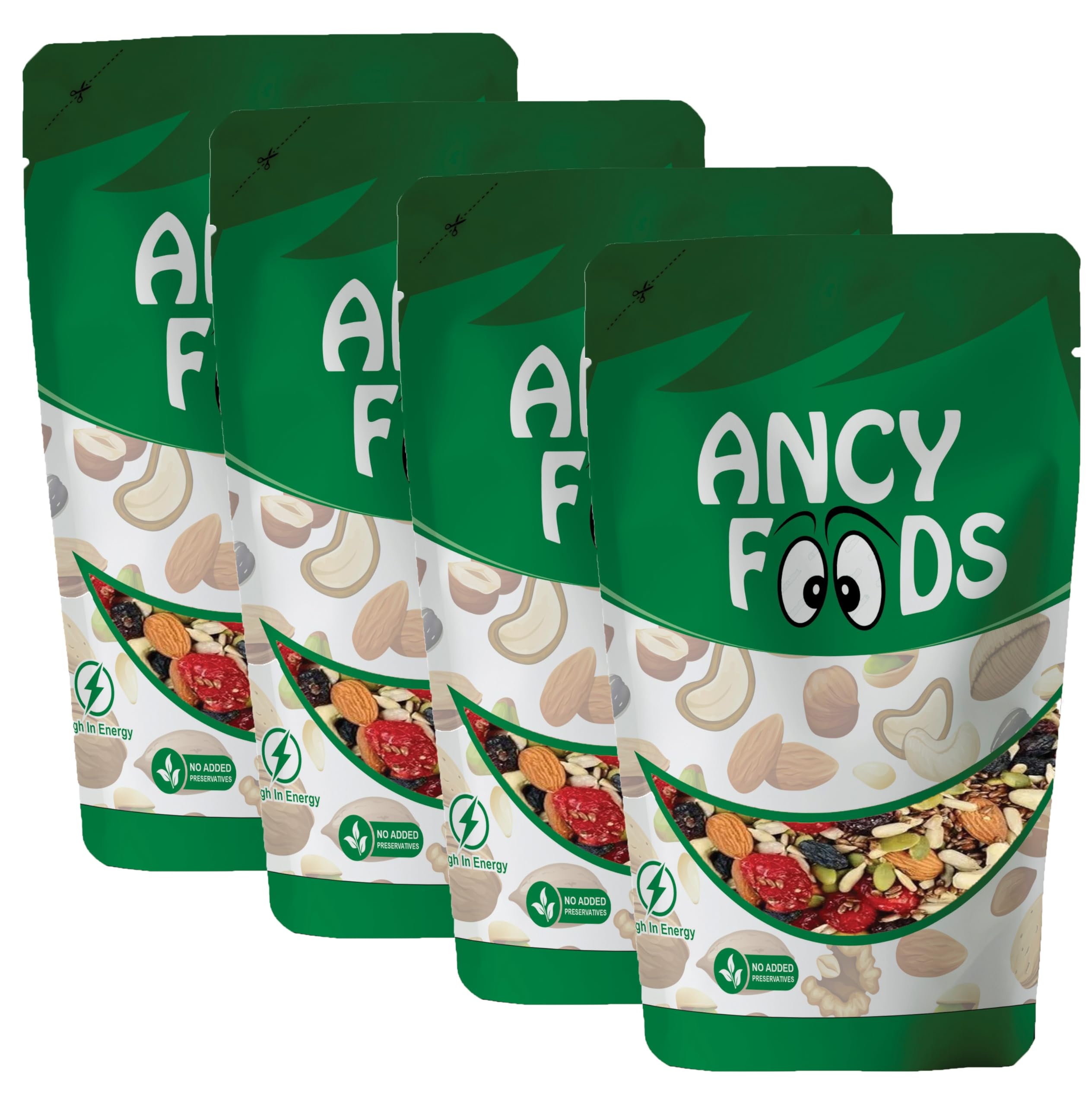 Ancy Foods Dried Fruits Nuts And Seeds (Dried Trail Mix/Breakfast, 800g (4x200g))-picture-23