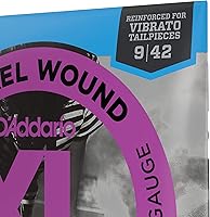 Vista 45 de D'Addario Electric Guitar Strings, XL Nickel, EXL110-10P, Regular Light Gauge 10-46, 6-String Set, Pack of 10