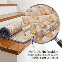 Vista 2 de Peldaños de escalera para pelar y pegar, escalones de madera para ancianos y perros, 8 x 30 pulgadas (paquete de 10 unidades) con respaldo