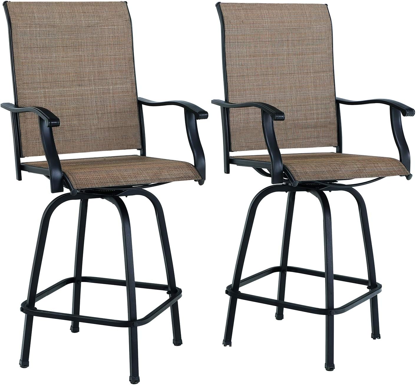 Chairs Stools & Bar Chairs EMERIT Outdoor Swivel Bar Stools Bar Height