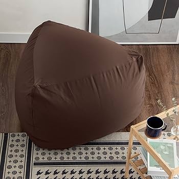 【美品】mogu モグ 三角フィットソファ ビーズクッション ブラウン MOGU モグ ビーズクッション 三角フィット座ブトン 本体＋専用